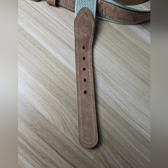 Zeppelin Ducks & Labrador Tan Belt 38" - Picture 5 of 8